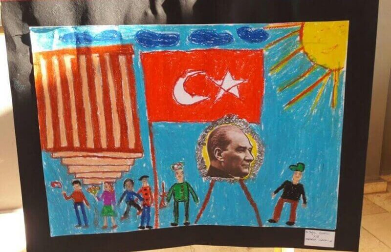 10 Kasım Resmi Nasıl Çizilir
