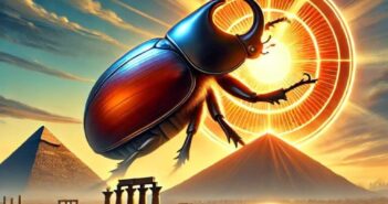 Khepri (Mısır’ın Kutsal Bokböceği Tanrısı) Mısır Mitolojisinin Görkemli Bokböceği, Dönüşüm ve Yenilenmenin Tanrısı Khepri (Mısır'ın Kutsal Bokböceği Tanrısı)