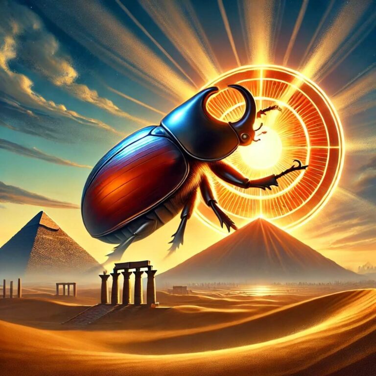 Khepri (Mısır'ın Kutsal Bokböceği Tanrısı)