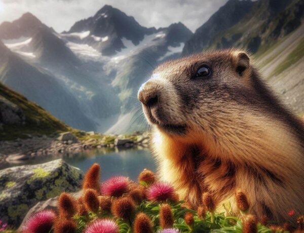 Alp marmotu (Marmota marmota)