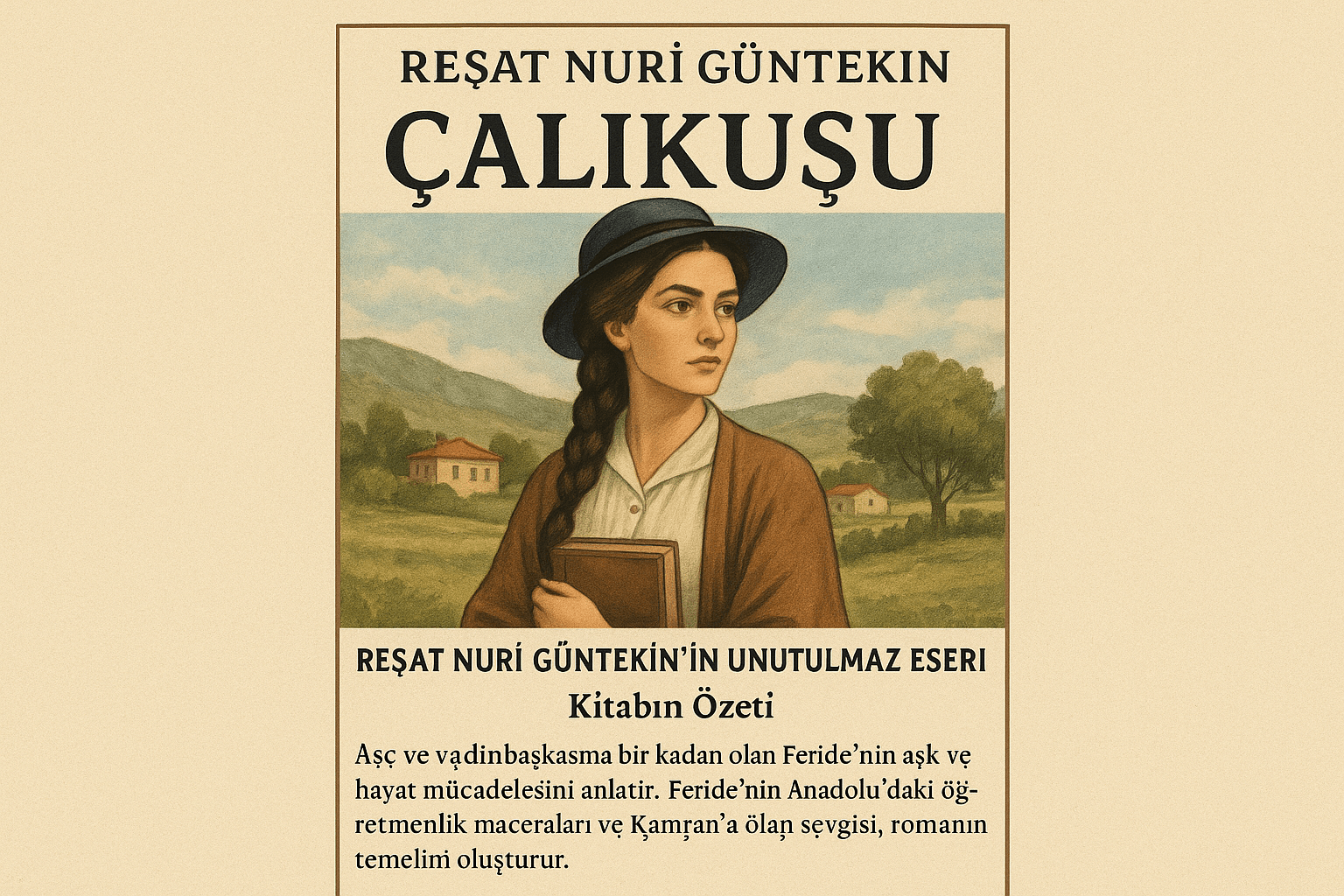 Çalıkuşu Kitap Özeti Karakterler İncelemesi, Reşat Nuri Güntekin