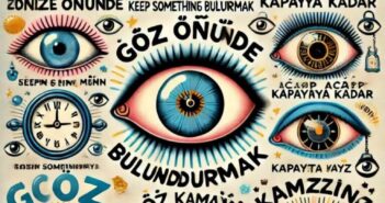 Göz İle İlgili Deyimler ve Anlamları Açıklamaları, İçinde Göz Geçen Deyim