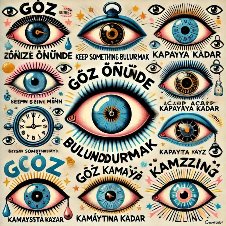 Göz İle İlgili Deyimler ve Anlamları Açıklamaları, İçinde Göz Geçen Deyim