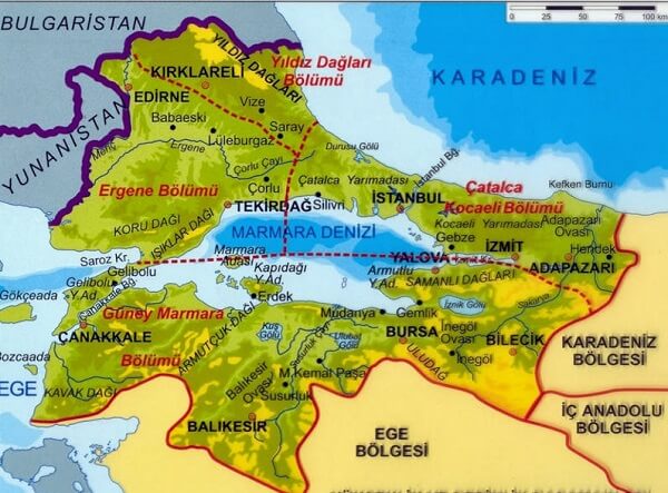 marmara bölgesi