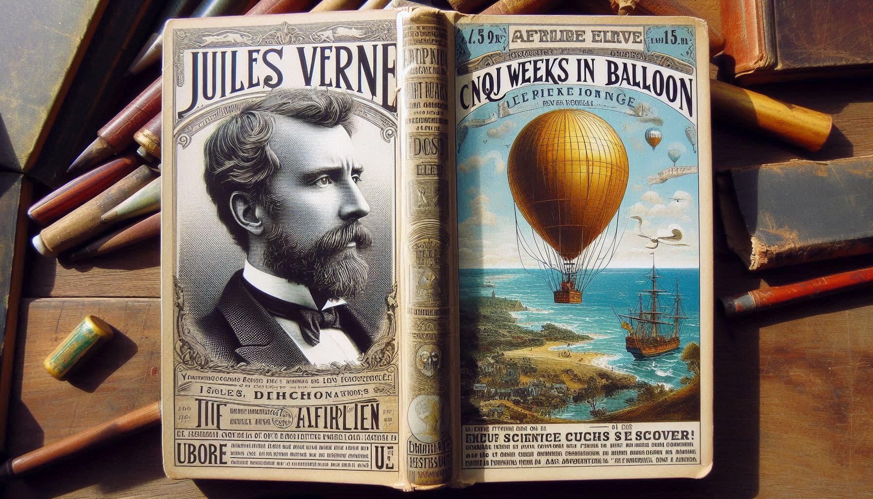 Balonla Beş Hafta Kitabının Konusu Özeti Karakterler, Jules Verne