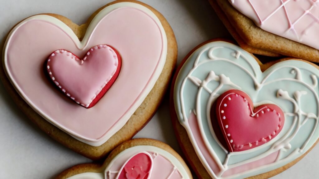 Sevgililer Günü'ne Özel Çikolatalı Kalp Kurabiyeleri ve Royal Icing Tarifi!