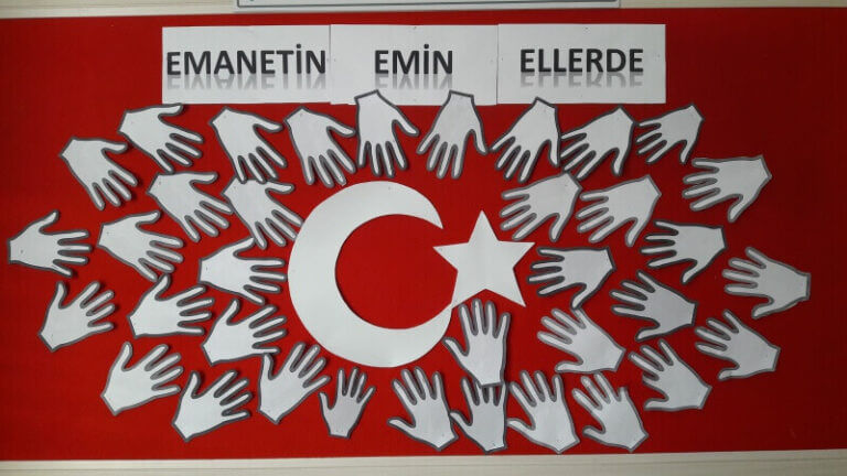 29 Ekim Cumhuriyet Bayramı Pano Çalışmaları Örnekleri