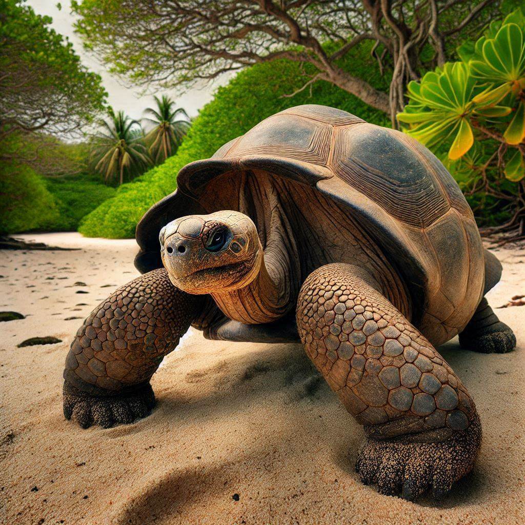 Galapagos kaplumbağası (Chelonoidis nigra)