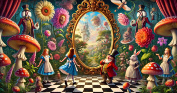 Aynanın İçinden Kitap Özeti, Konusu, Karakterler, Lewis Carroll aynanın içinden