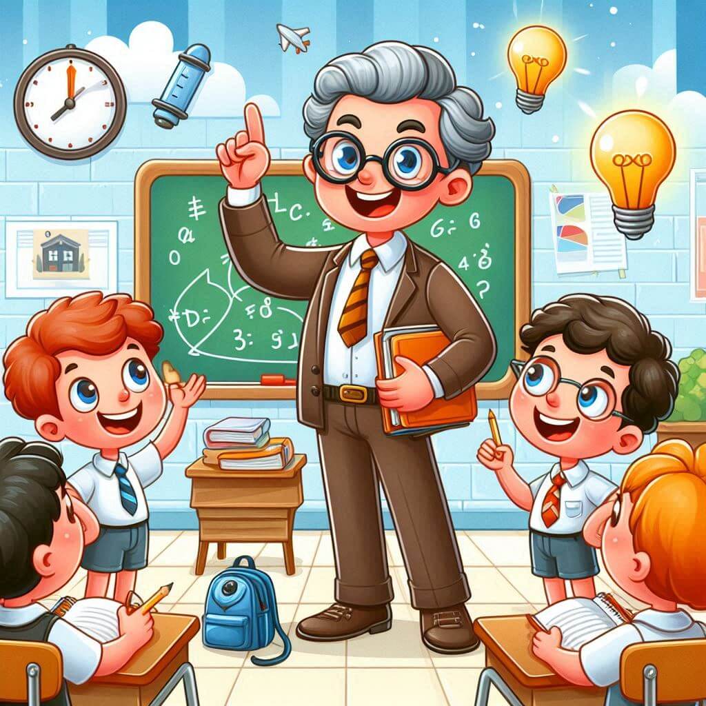 Listen to your teacher carefully!
