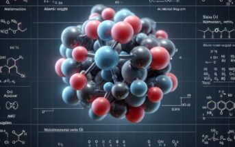 Molekül Ağırlığı, Atom Ağırlığı ve Atomik Kütle Birimi (AMU)