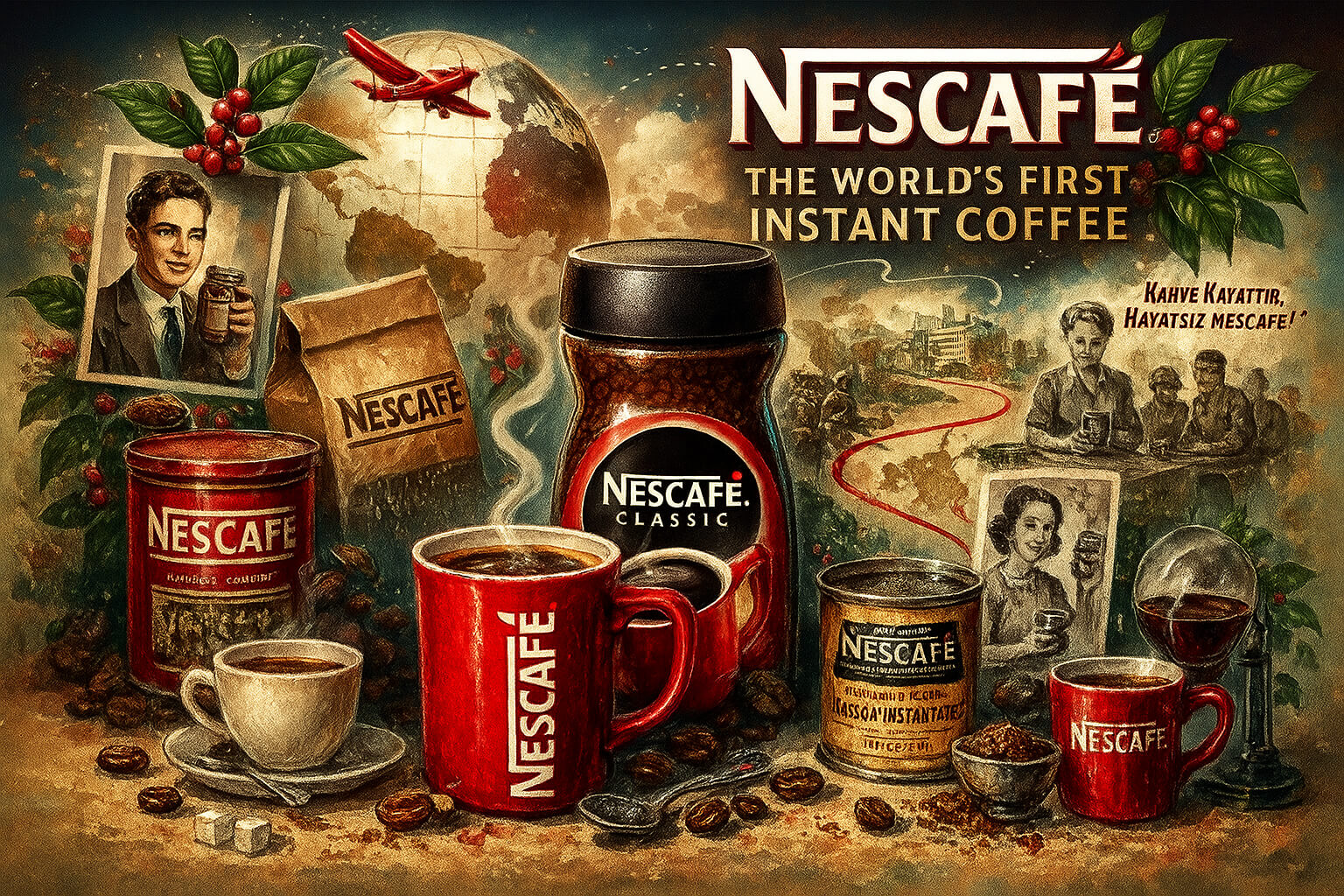 Dünyadaki İlk Nescafe Nasıl Ortaya Çıktı? Kahve Tarihinde Bir Devrim