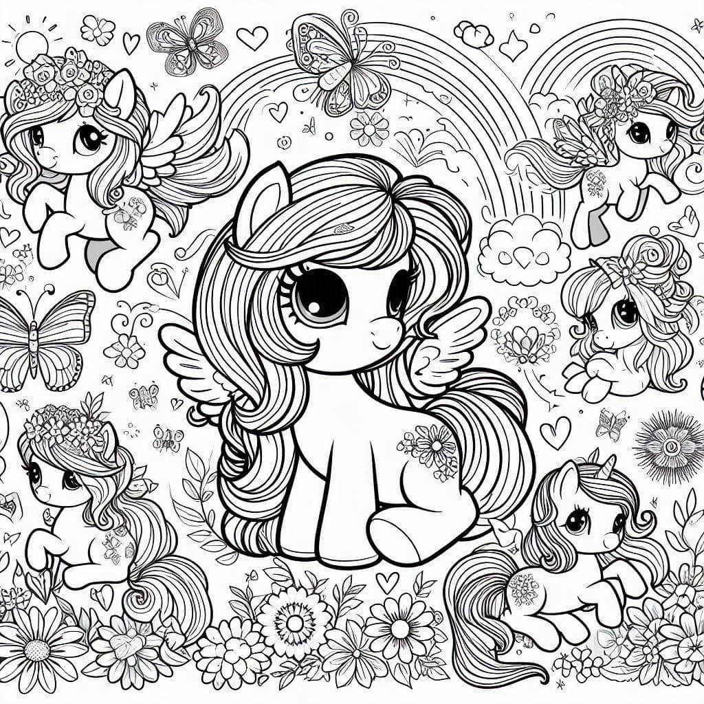 My Little Pony Boyama Sayfaları