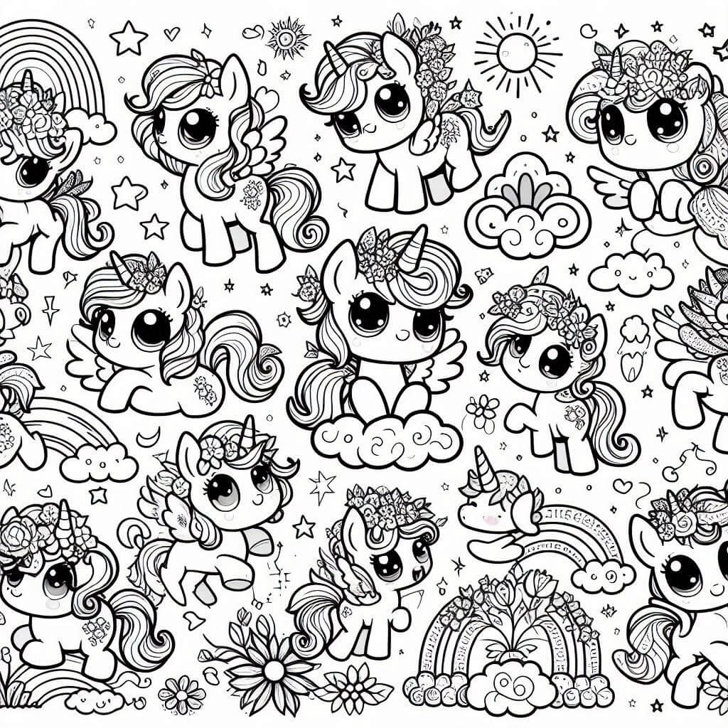 My Little Pony Boyama Sayfaları