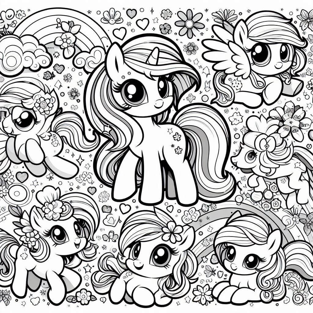 My Little Pony Boyama Sayfaları