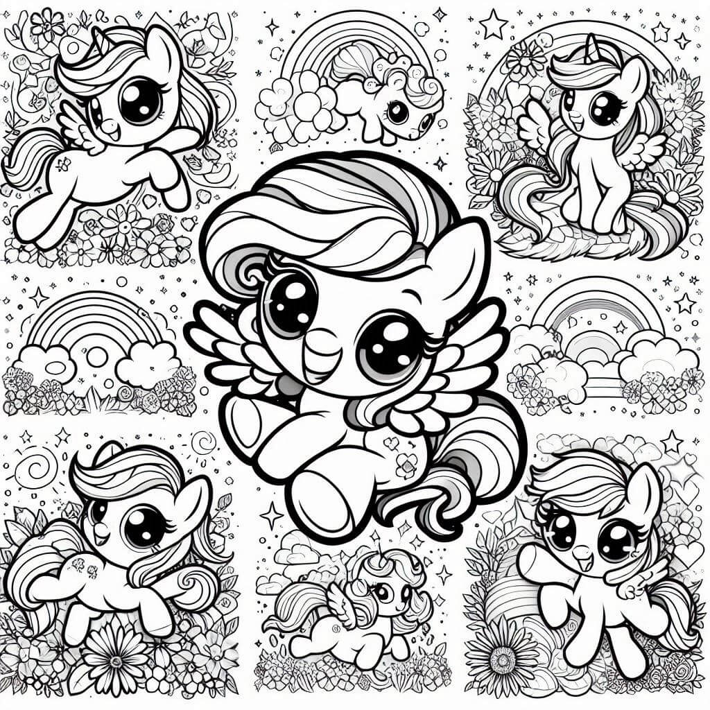 My Little Pony Boyama Sayfaları
