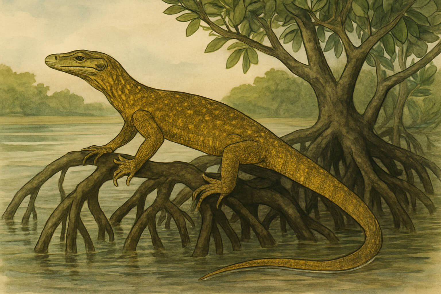 Mangrov Monitör Kertenkelesi